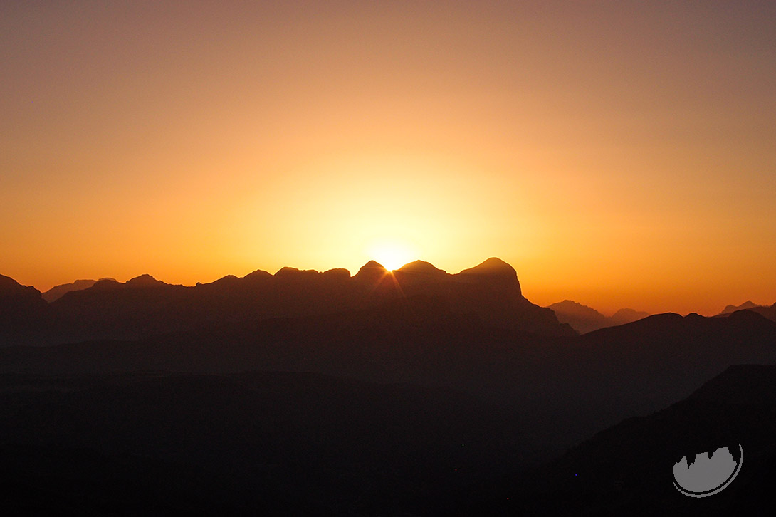 dawn over the Monti Pallidi