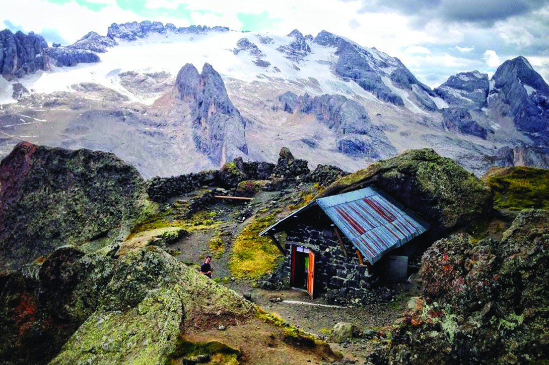 escursioni tra le trincee del Padon, Marmolada